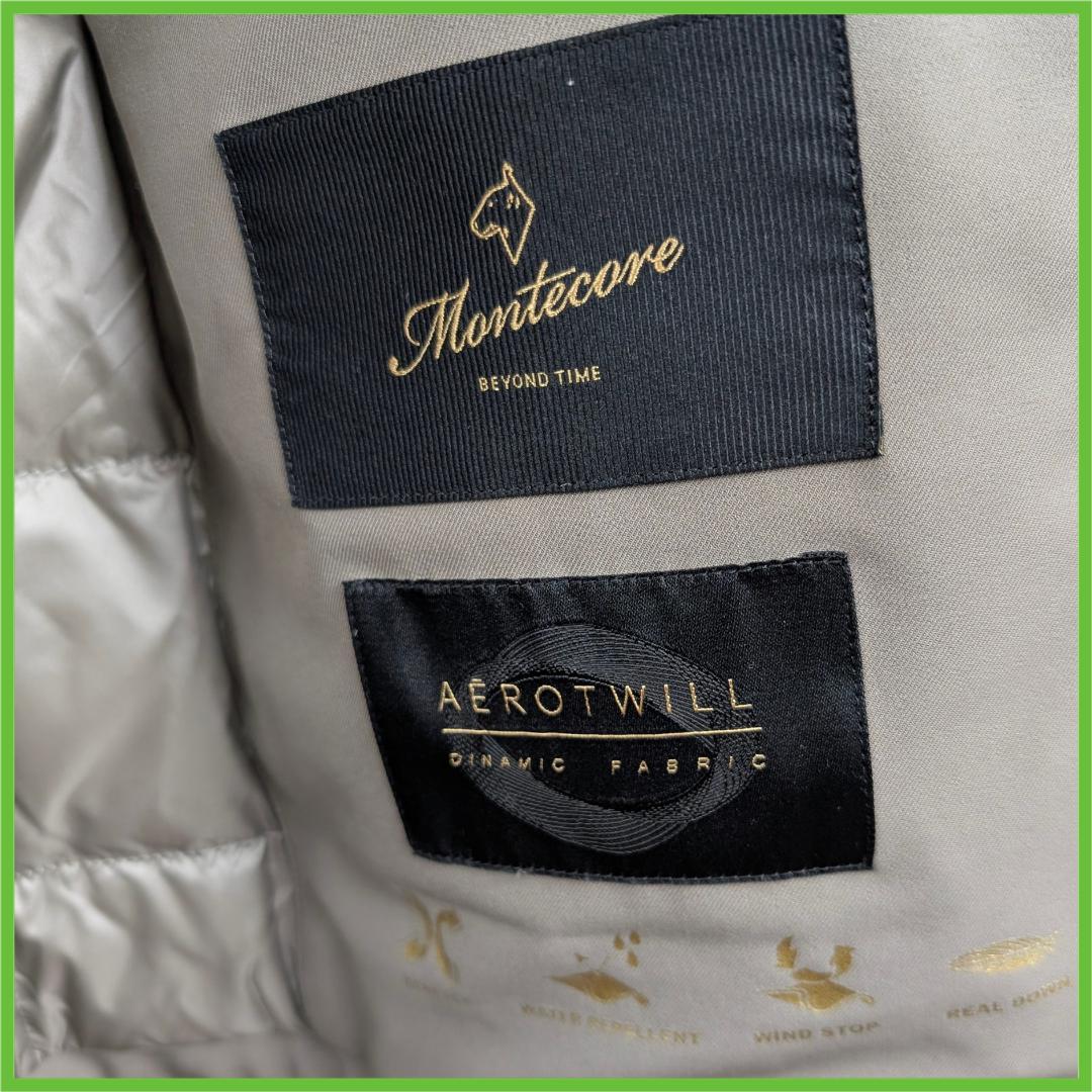 【美品】モンテコーレ Montecore ライナー付き ダウンコート Pコート型