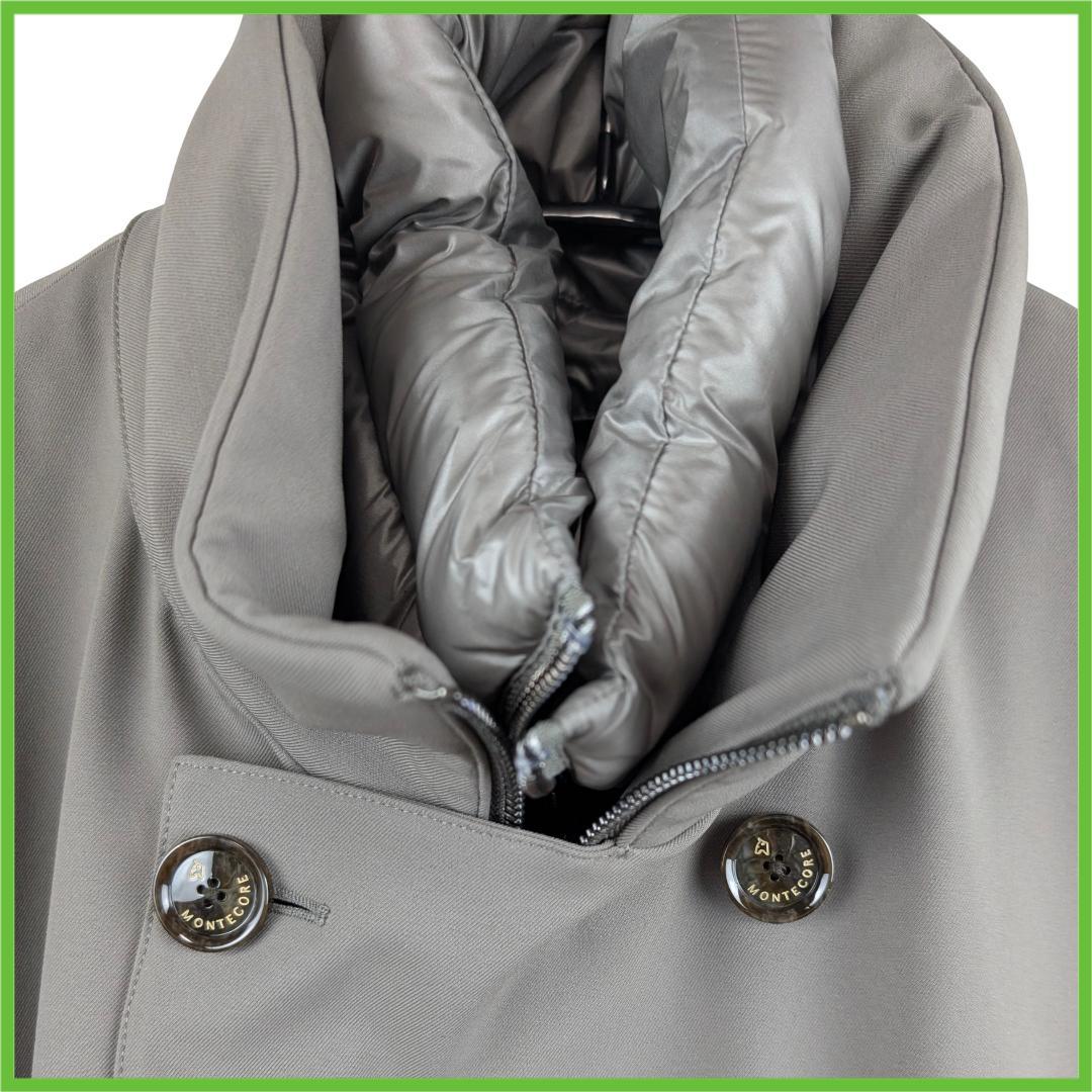 【美品】モンテコーレ Montecore ライナー付き ダウンコート Pコート型