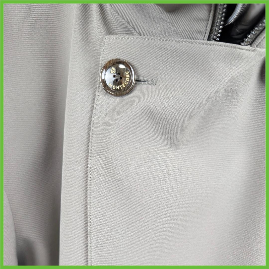 【美品】モンテコーレ Montecore ライナー付き ダウンコート Pコート型