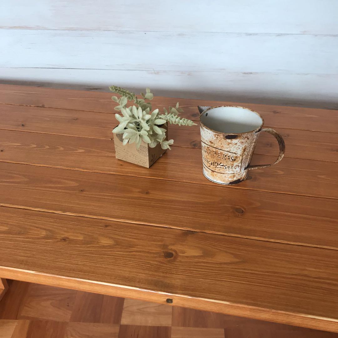 机 テーブル 作業台 幅140cm パイン材