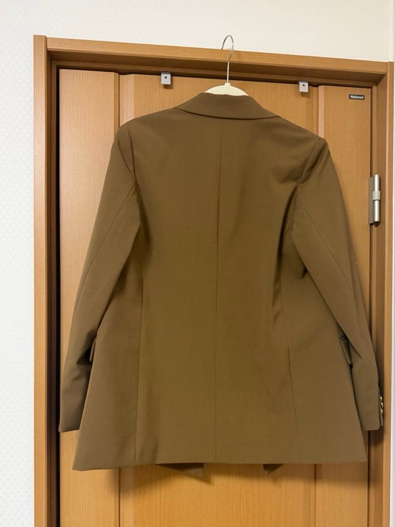Mila owen 金釦ダブルブレストロングブレザー