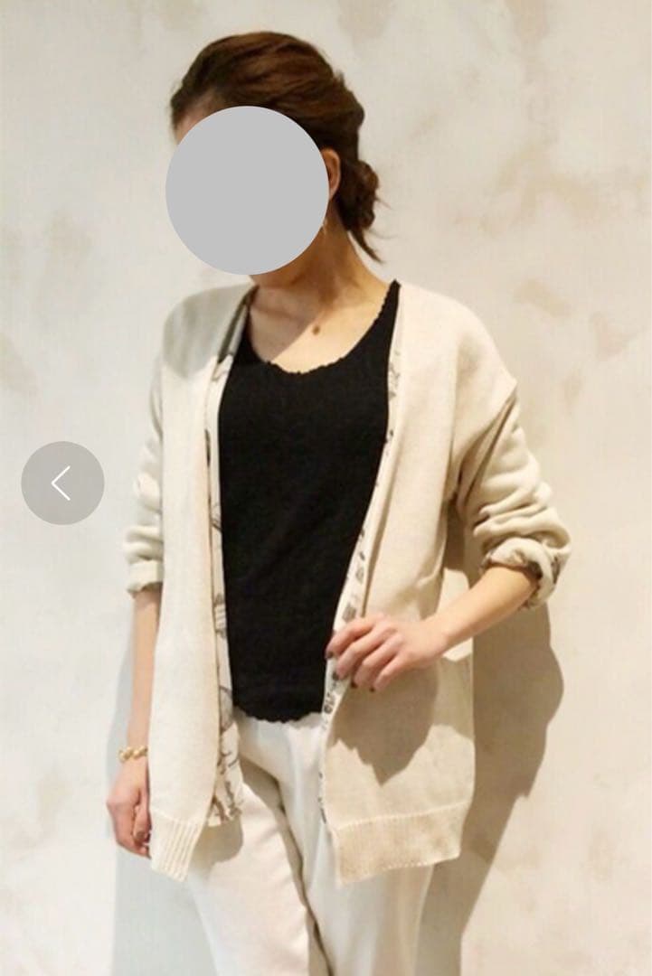 定価2.2万BEARDSLEYビアズリー長袖お菓子プリントカーディガン