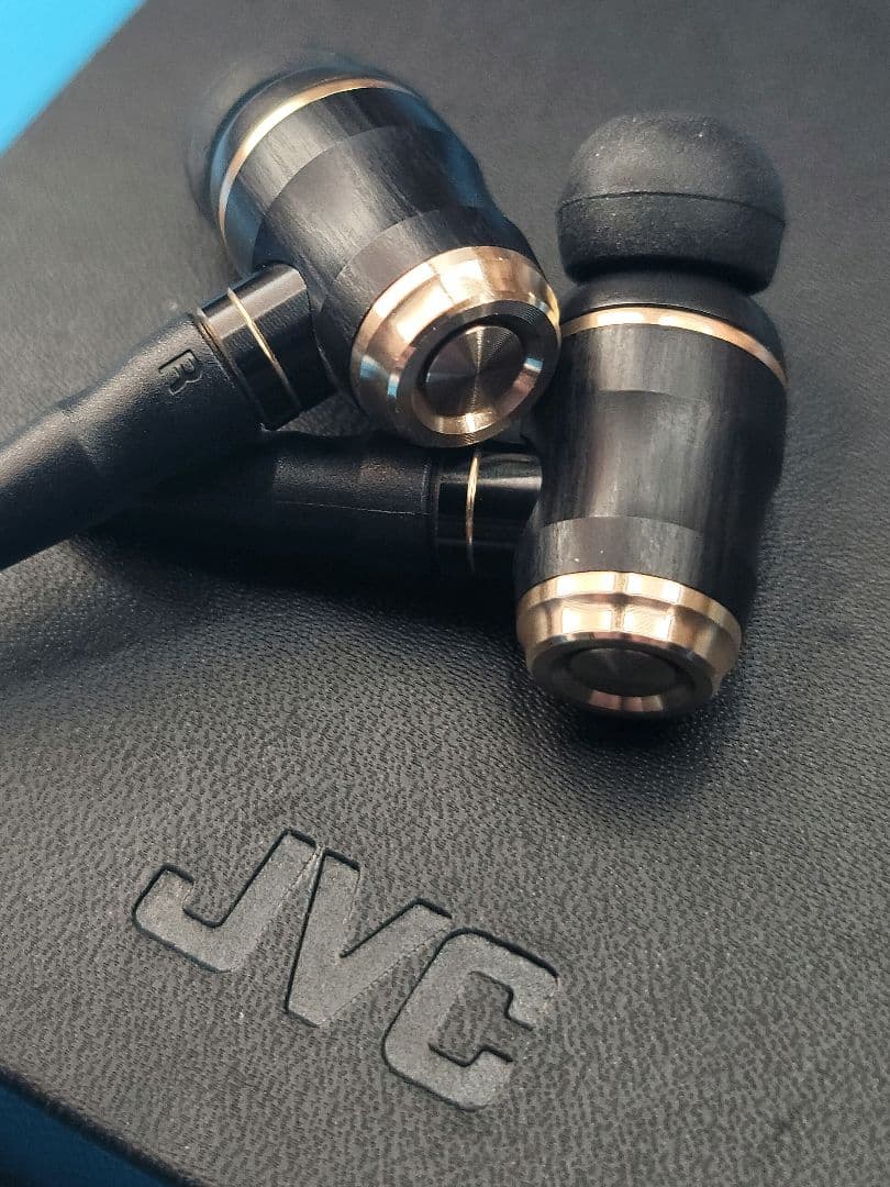 イヤホン JVC HA-FX1100 WOOD UNIT and HOUSING.