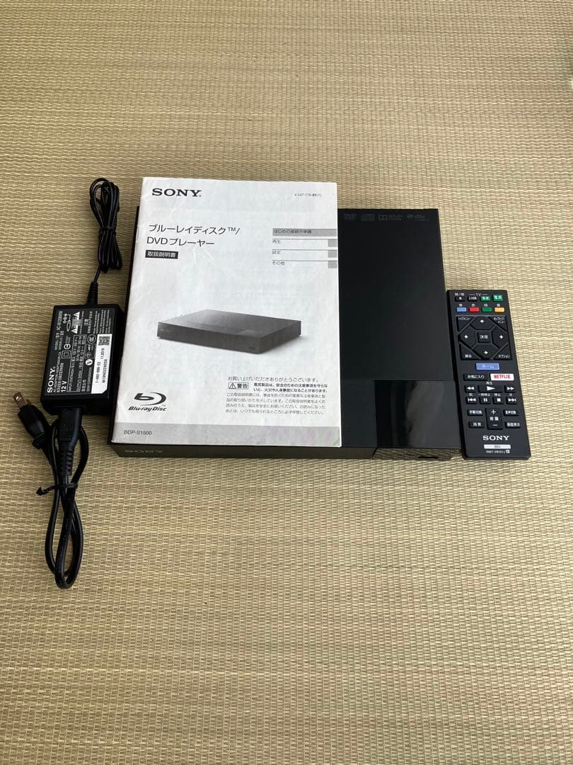 SONY ブルーレイ/DVDプレーヤー 本体