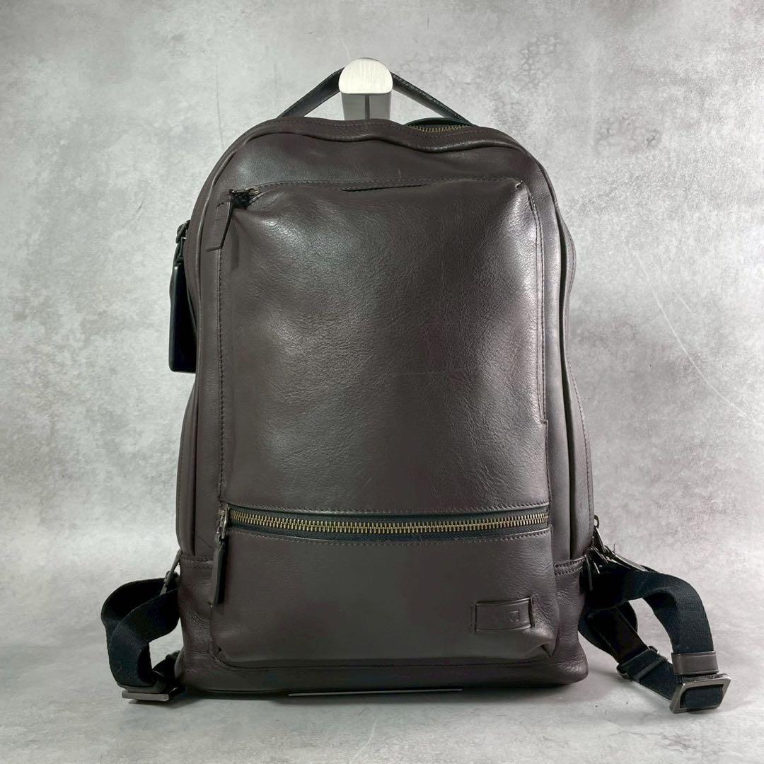 極美品 Tumi トゥミ ハリソン リュック バッグパック デイパック レザー