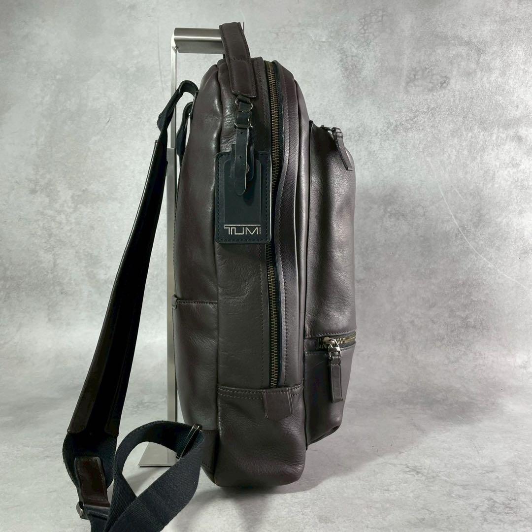 極美品 Tumi トゥミ ハリソン リュック バッグパック デイパック レザー