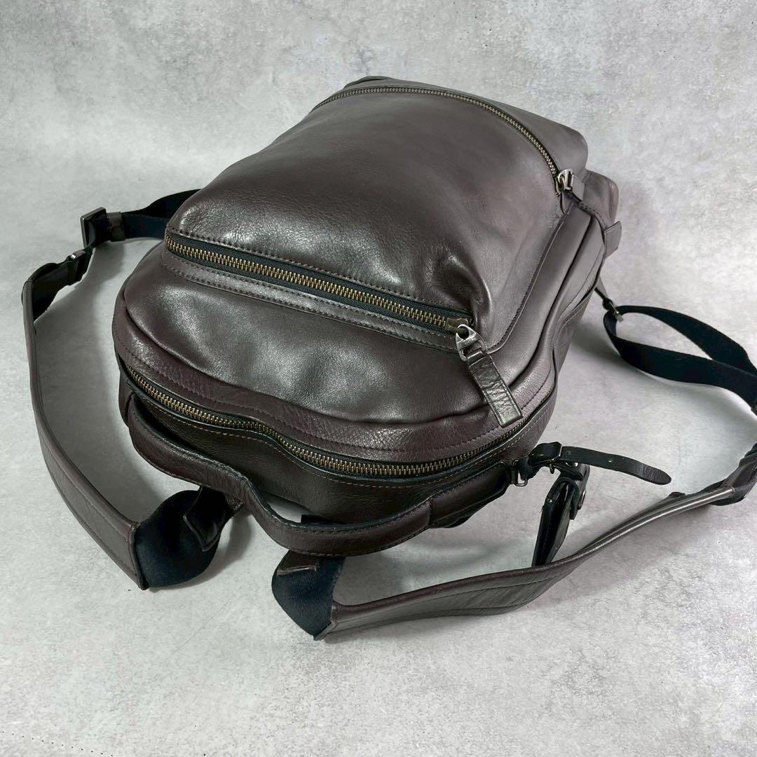 極美品 Tumi トゥミ ハリソン リュック バッグパック デイパック レザー