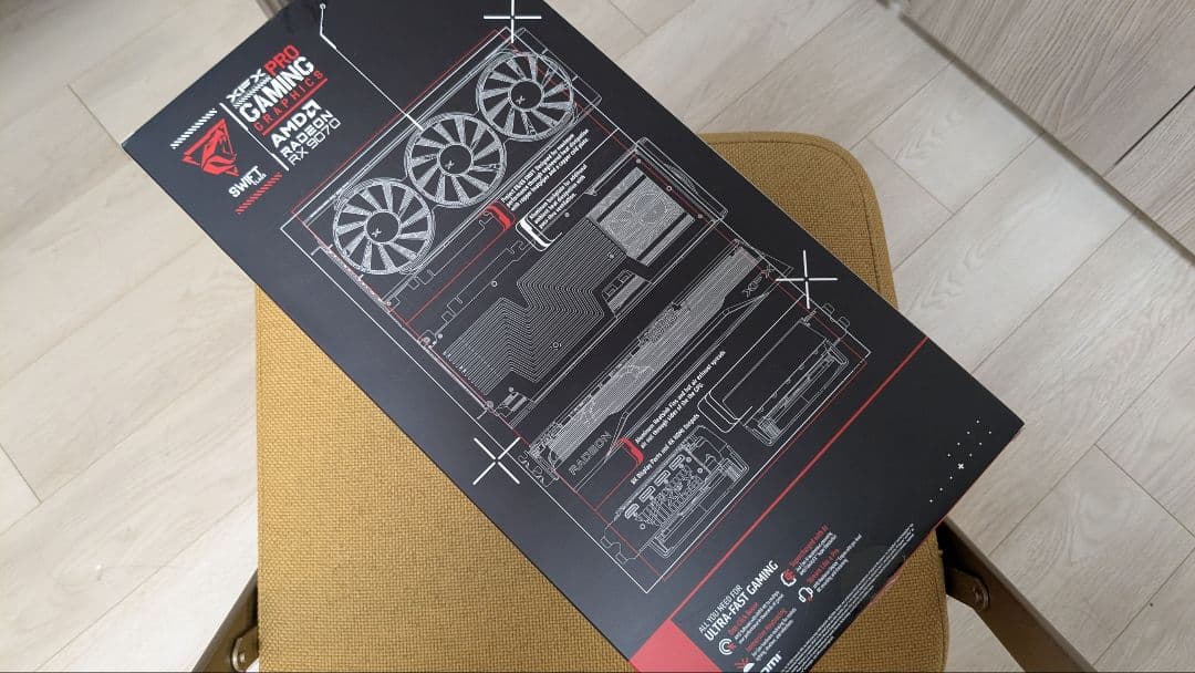 グラフィックボード・グラボ・ビデオカード XFX SWIFT RADEON RX9070 OC