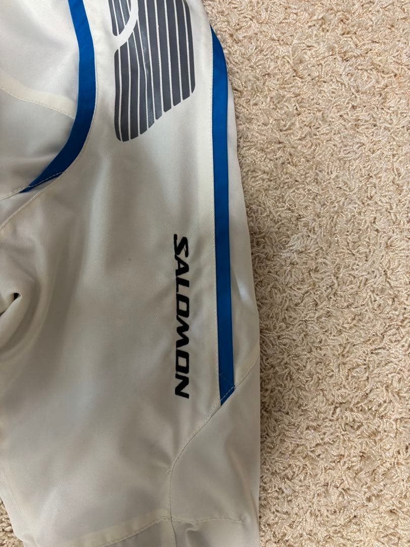 SALOMON フード付きスキーウェア 上下セット　上下Lサイズ