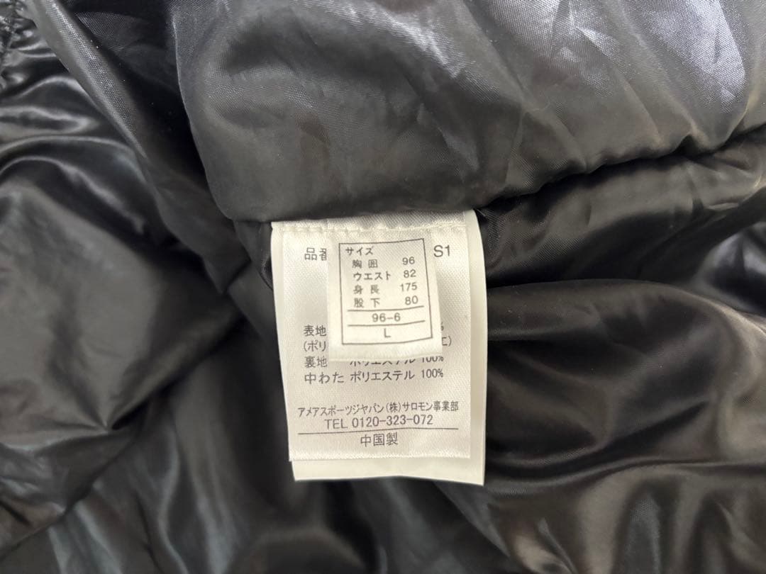 SALOMON フード付きスキーウェア 上下セット　上下Lサイズ