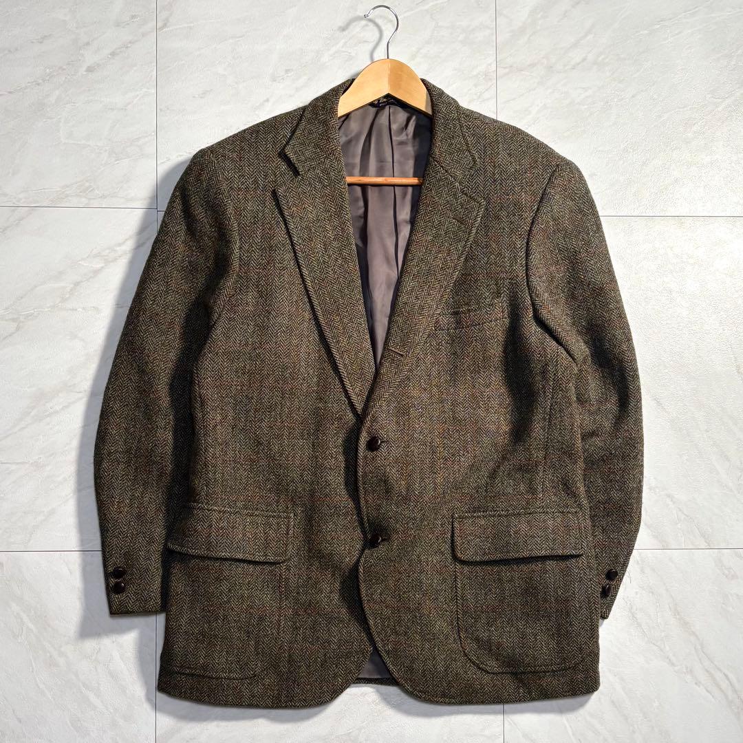 BrooksBrothers ハリスツイード 段返り3つ釦サックジャケット 44
