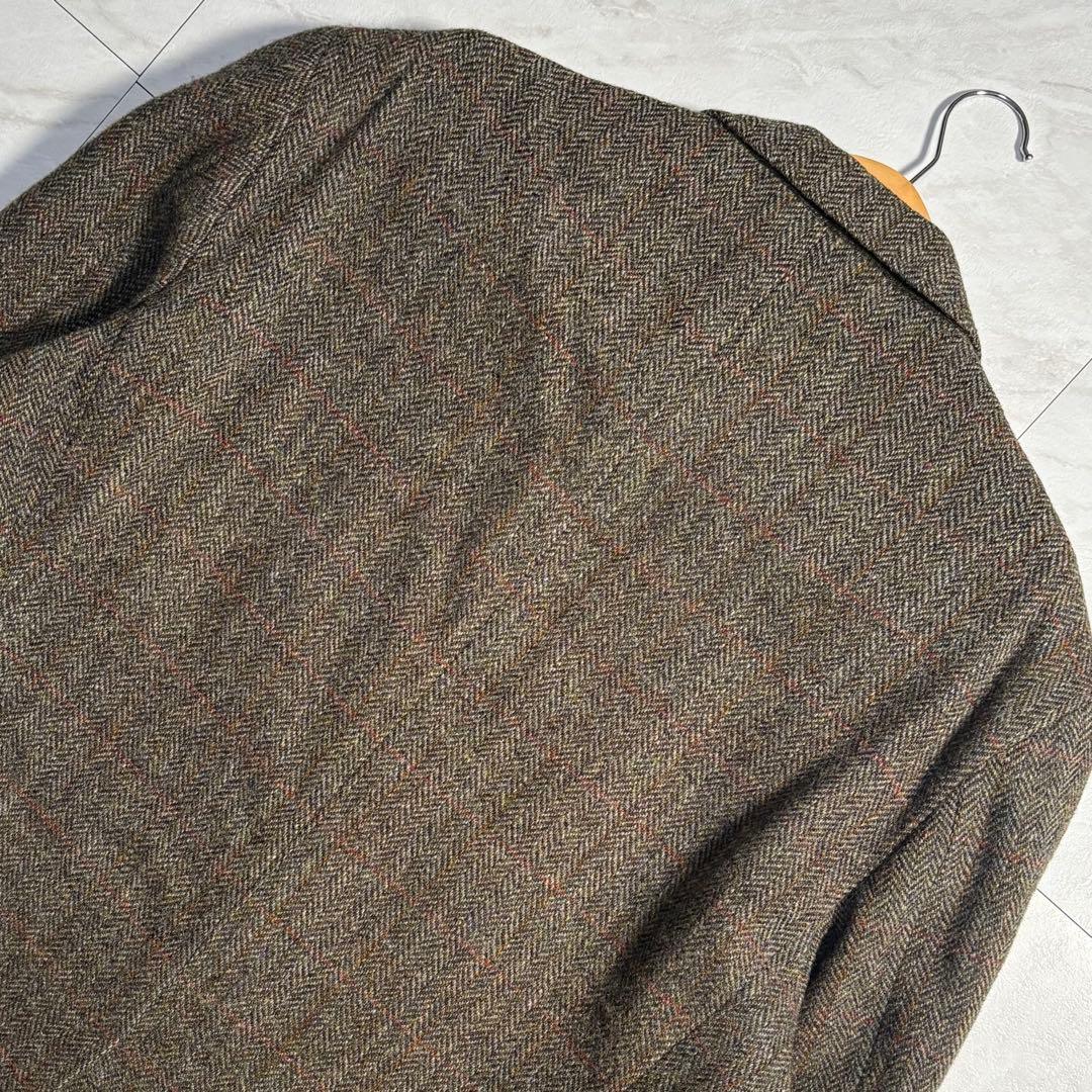 BrooksBrothers ハリスツイード 段返り3つ釦サックジャケット 44