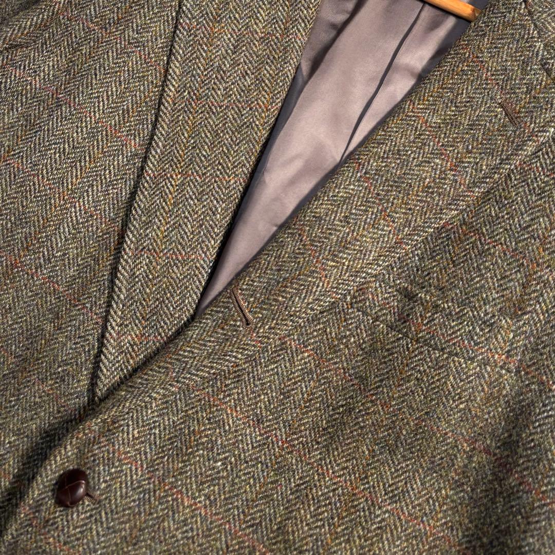 BrooksBrothers ハリスツイード 段返り3つ釦サックジャケット 44