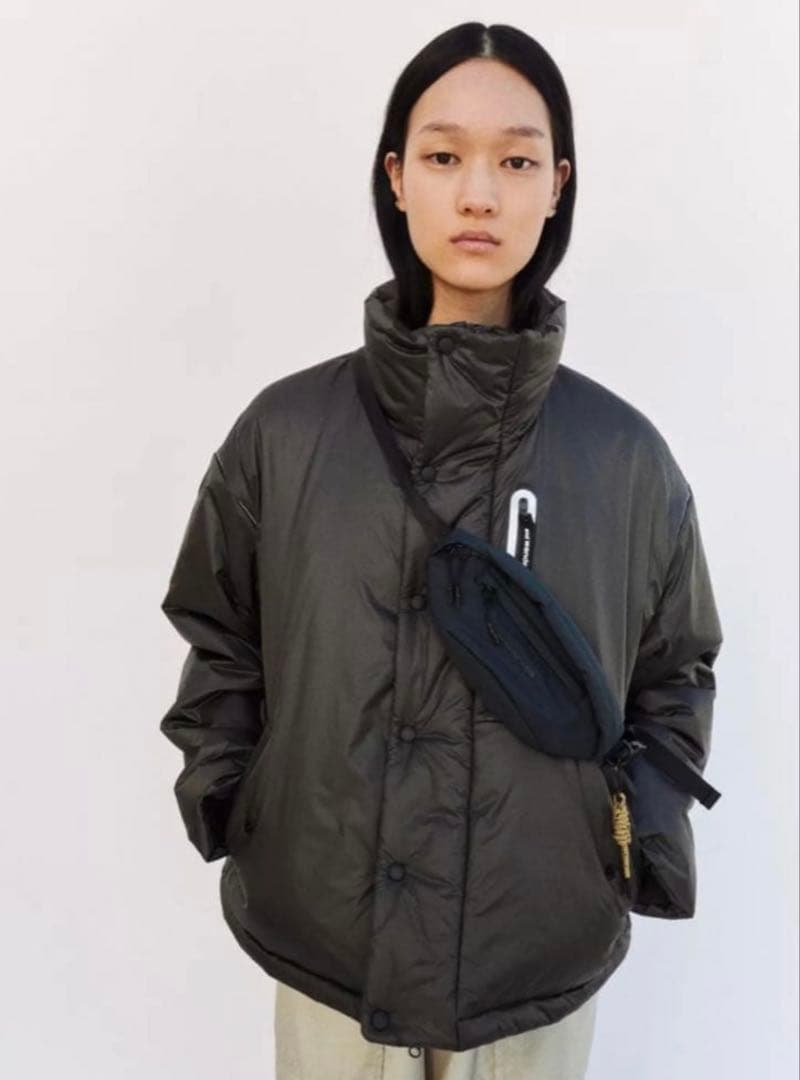 新品　zara アンドワンダー　ANDWANDER ショートパファーコート XS