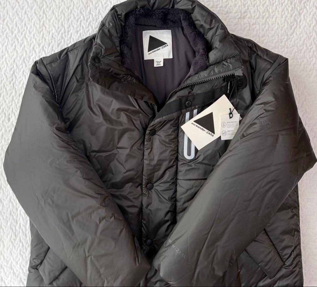 新品　zara アンドワンダー　ANDWANDER ショートパファーコート XS