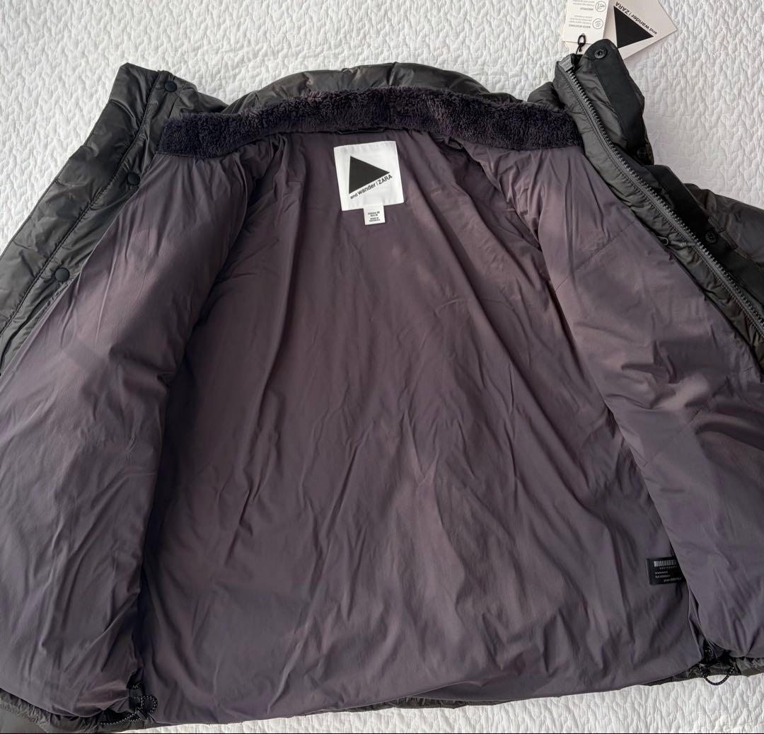 新品　zara アンドワンダー　ANDWANDER ショートパファーコート XS