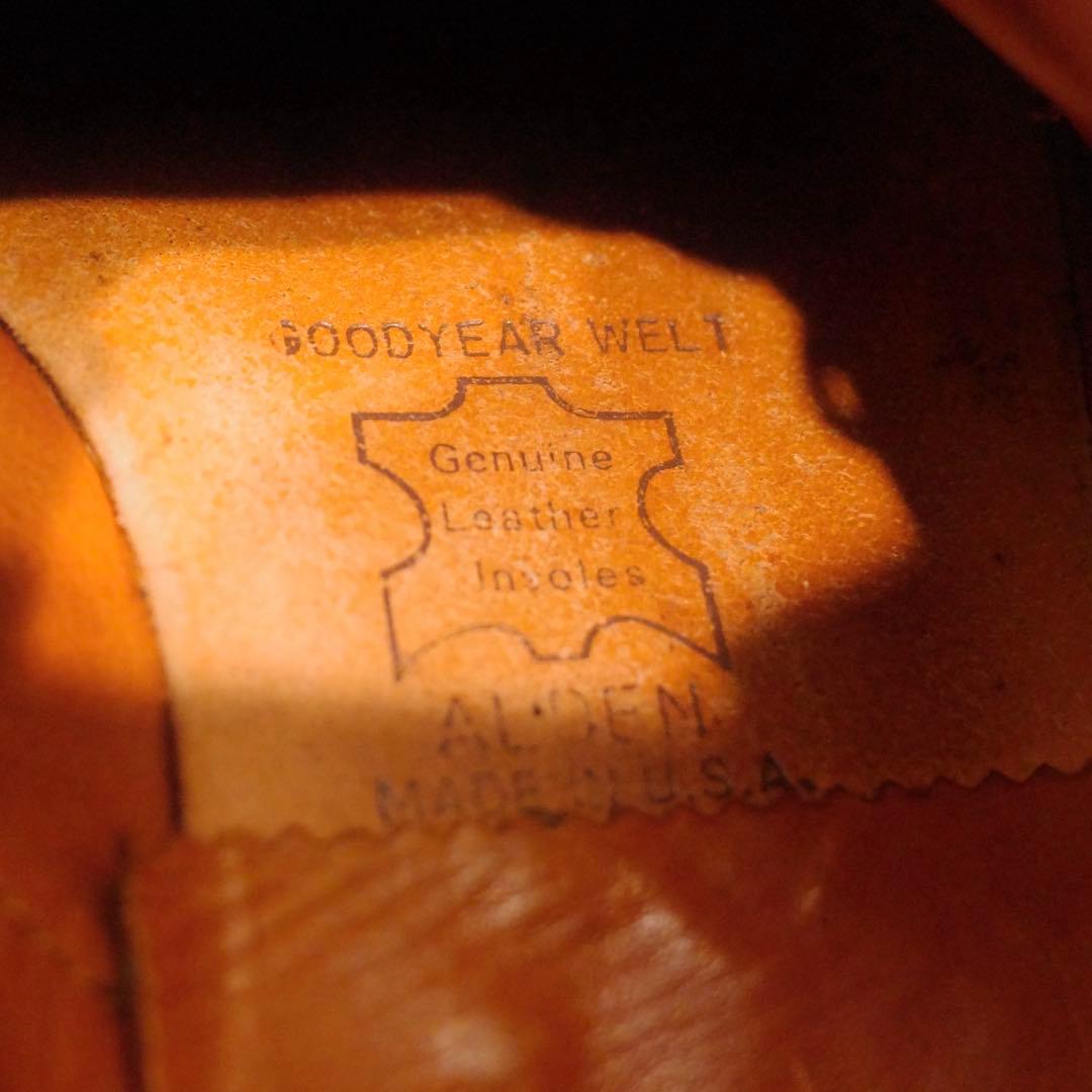 Alden 2161 8E 26cmシェルコードバン ストレートチップ 黒