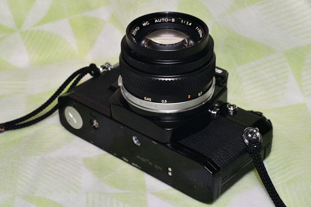 ￼《動作品》OLYMPUS OM10 BLACK+50/1.4 a408