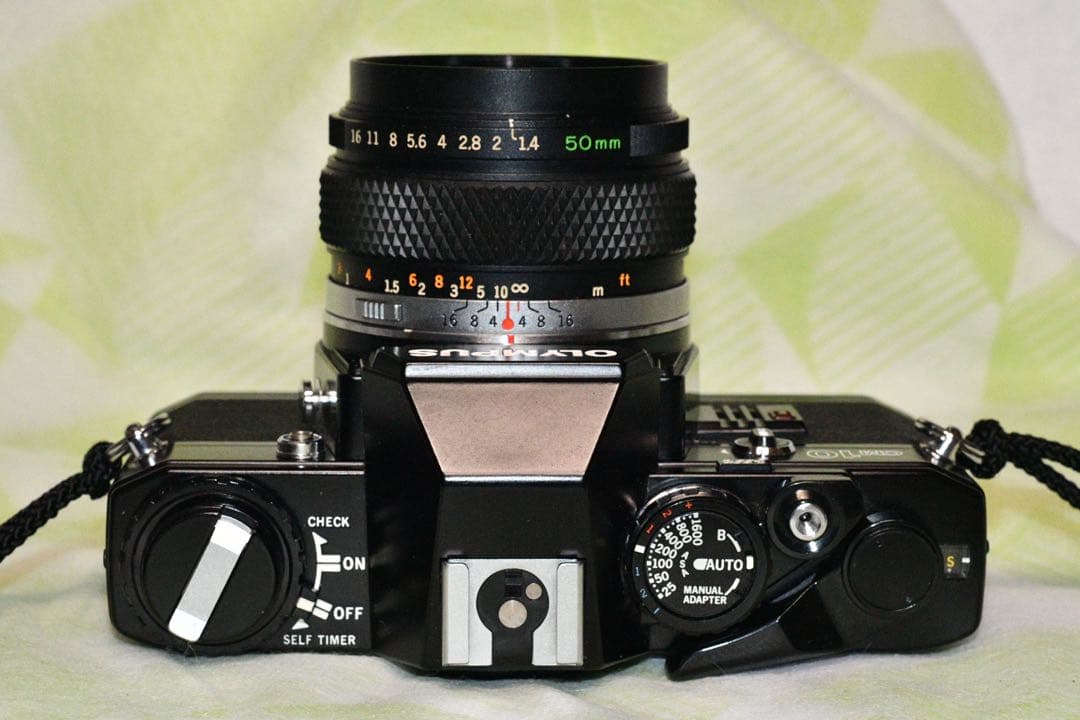 ￼《動作品》OLYMPUS OM10 BLACK+50/1.4 a408