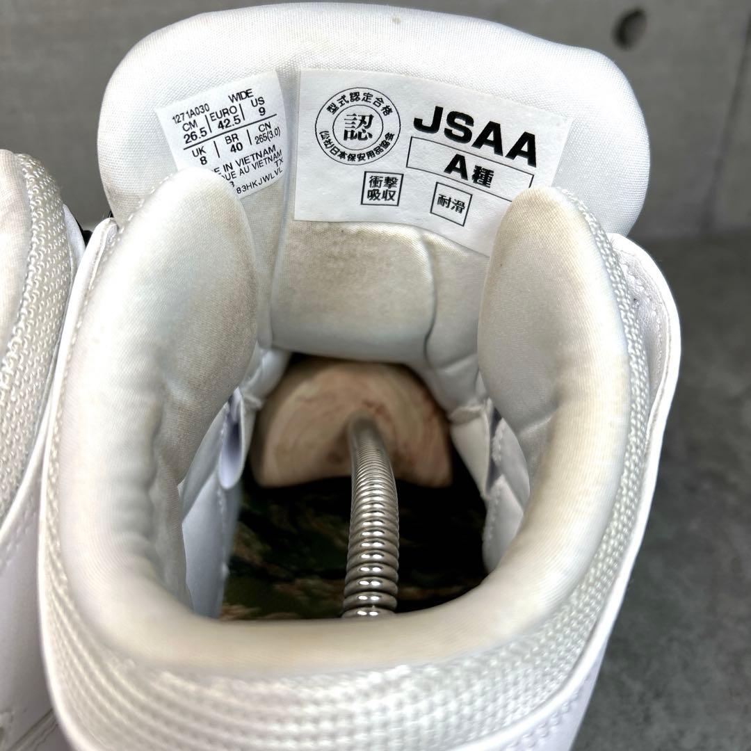 【asics】アシックス/安全靴/ウィンジョブ CP304 BOA/限定色/白/