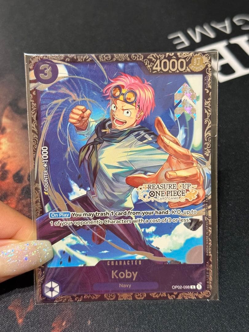 ワンピースカード コビー treasure cup プロモカード　英語版