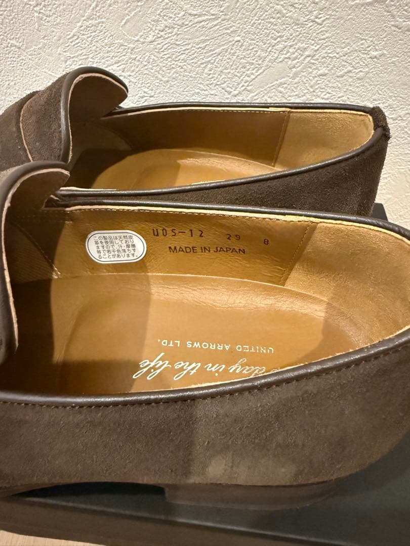 ユナイテッドアローズ　スエード ローファー