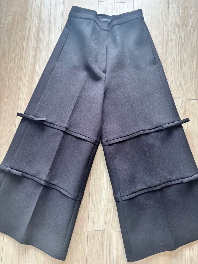 pachman パハマン リボンラインパンツ ブラック 38