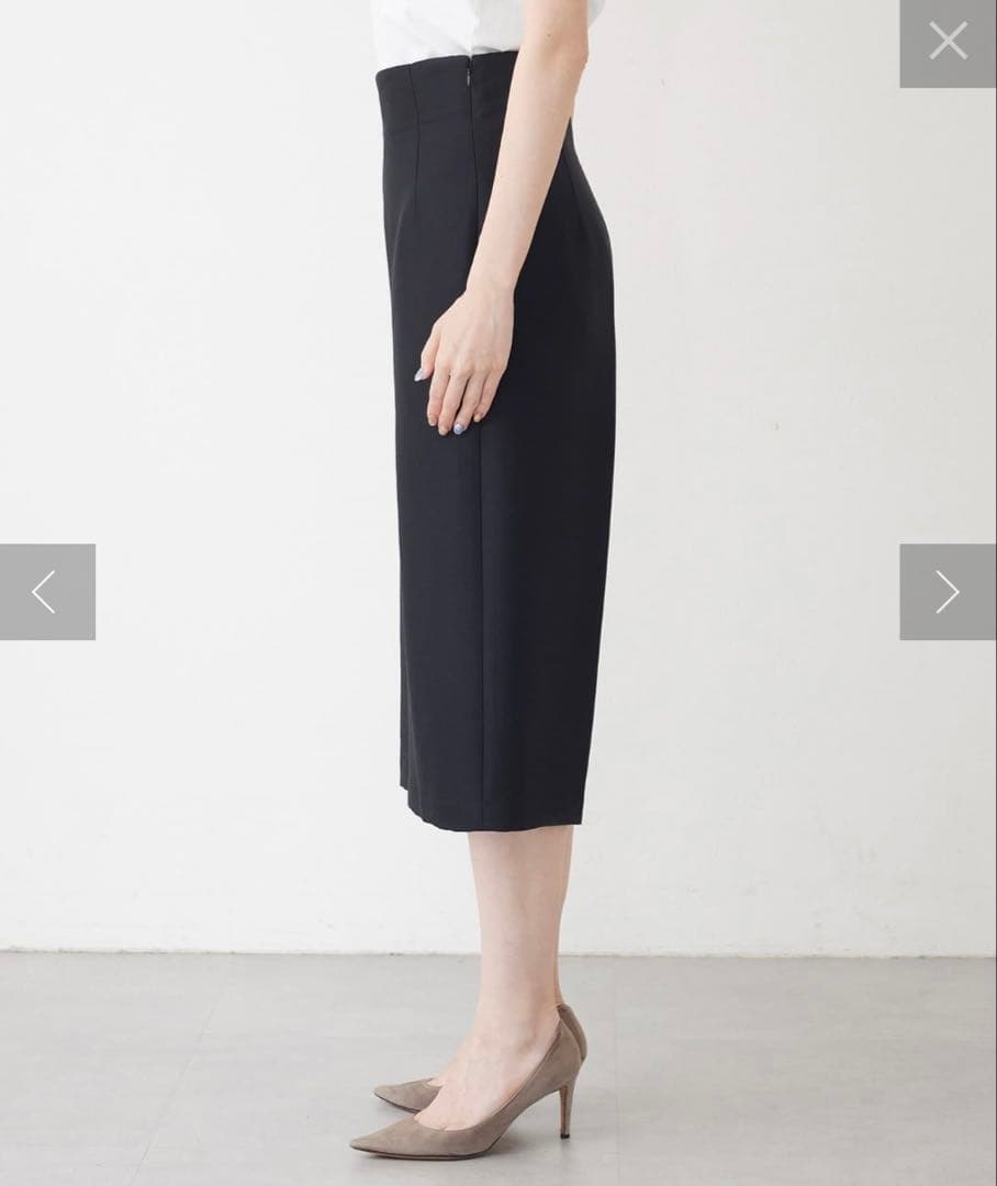 2025今季完売定価3.3万★ウィムガゼット ハーフパンツ　36 黒ハイウエスト