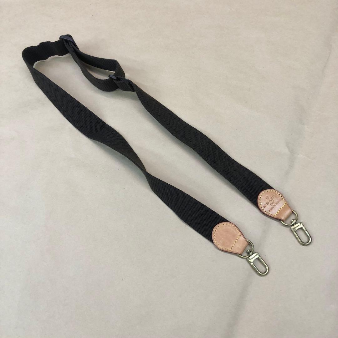 ルイヴィトン ショルダーストラップ ヌメ革×キャンバス LOUISVUITTON