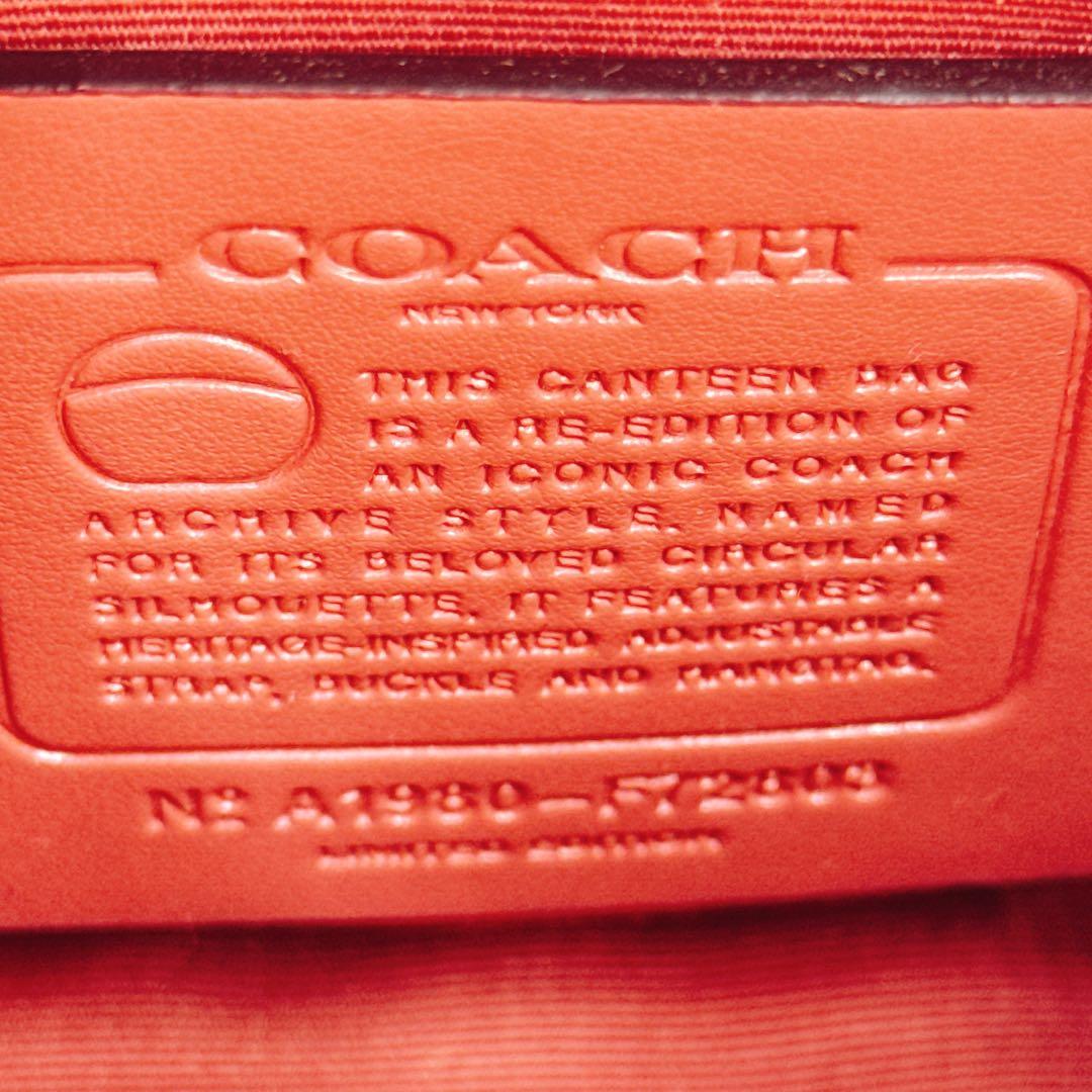 【極美品】coach コーチ ショルダーバッグ 丸型 花柄 ピンク PVC