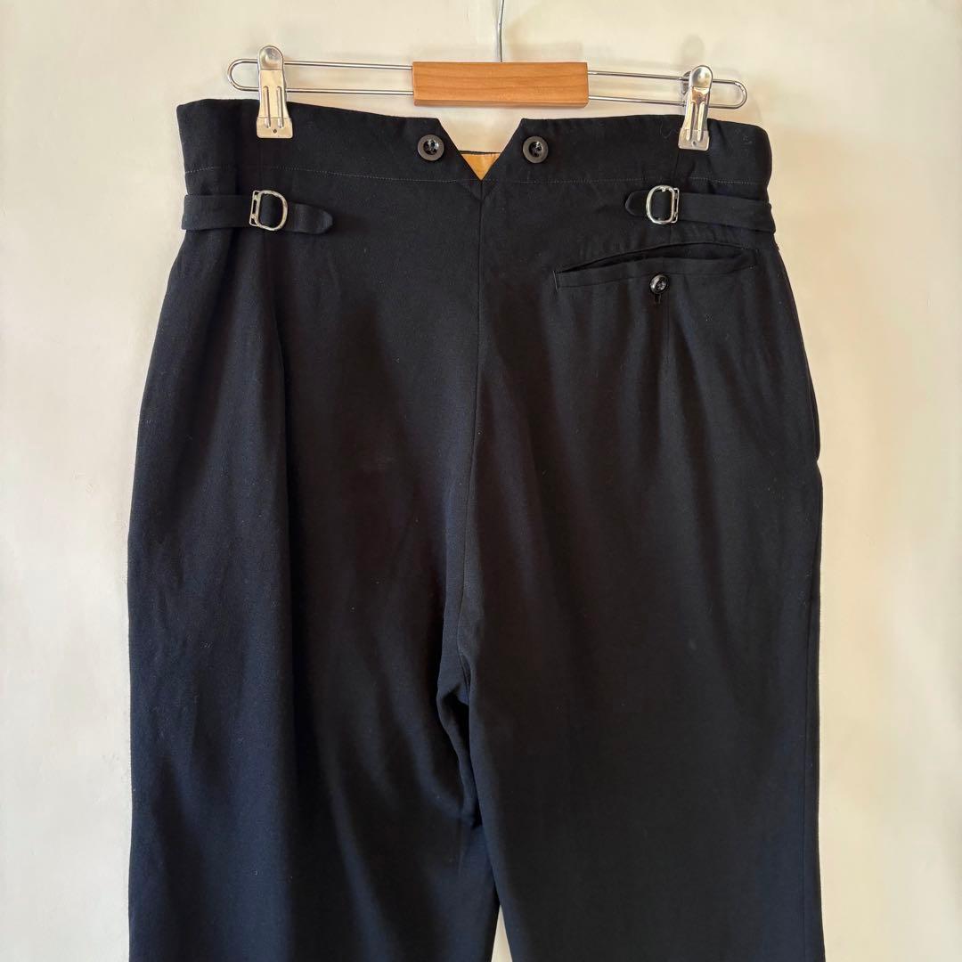 60s ヴィンテージ ユーロ ウールパンツ ビンテージ 古着 サスペンダー