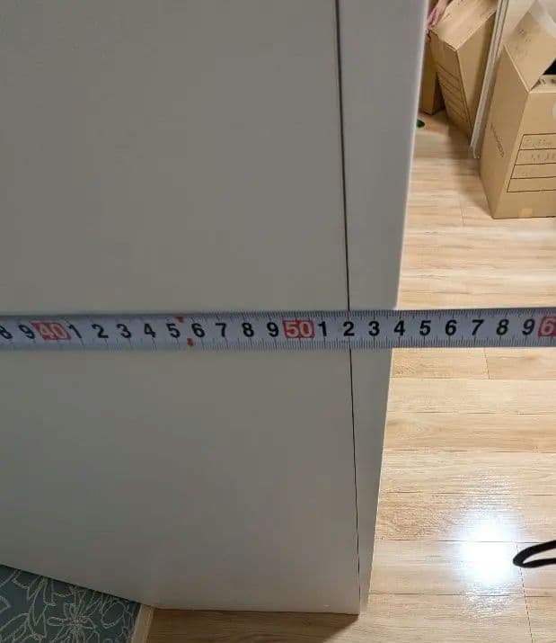 ニトリ　ワードローブ　白