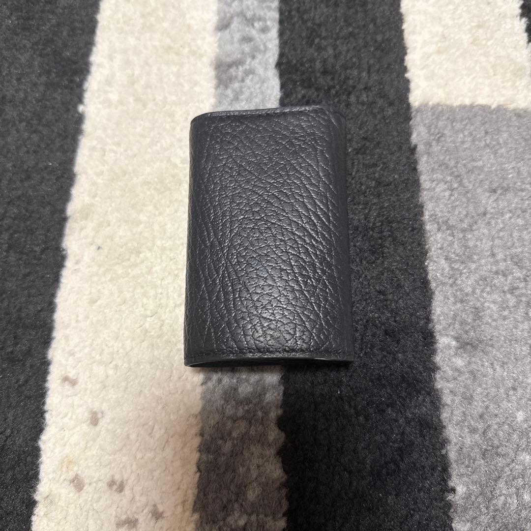 Maison Margiela ブラック レザー キーケース