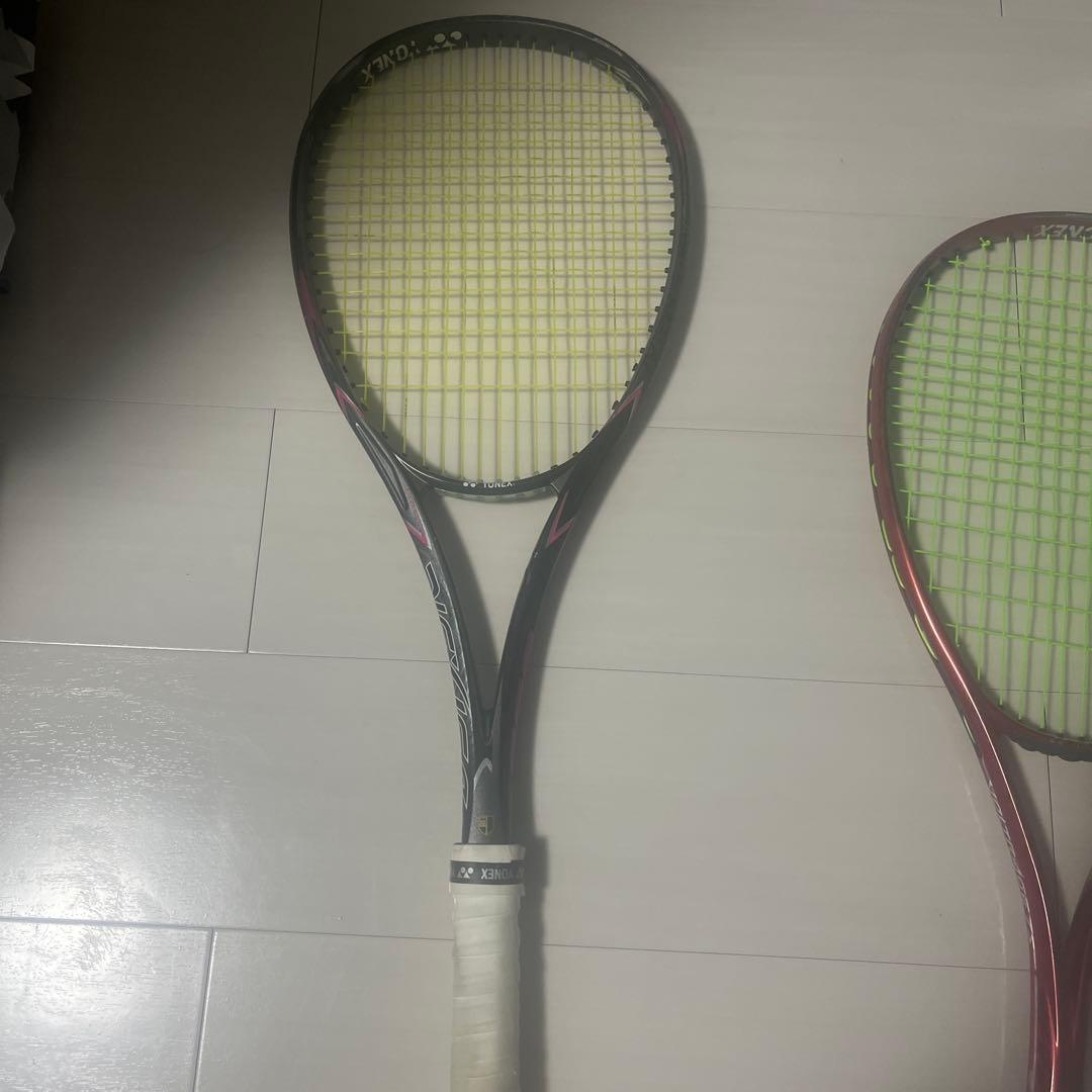 軟式テニスラケット ボルトレイジ7s ネクシーガー80s