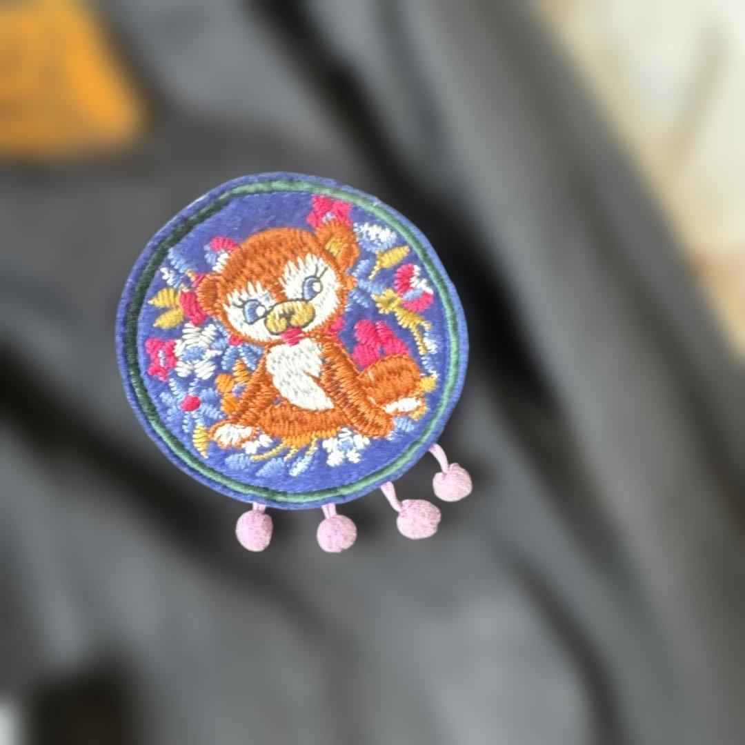 大人サイズ　GrandGround グランドスラム　刺繍いっぱい　モッズコート