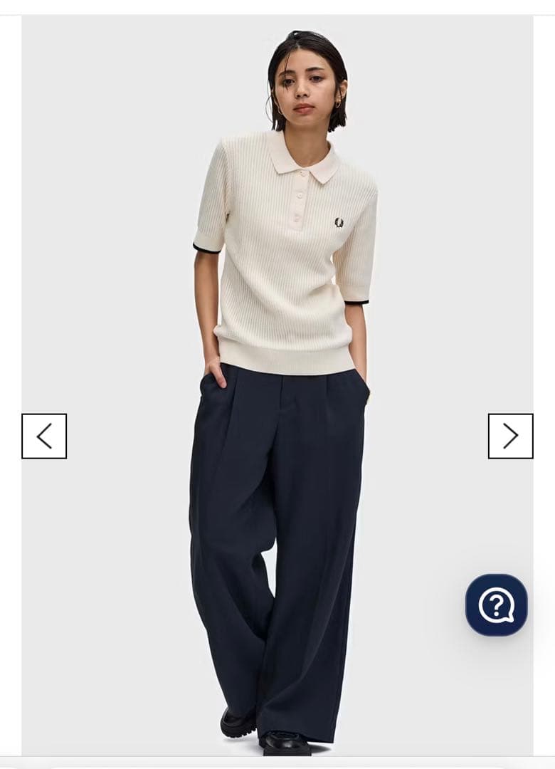 フレッドペリー 半袖ポロシャツ シルキーピーチ