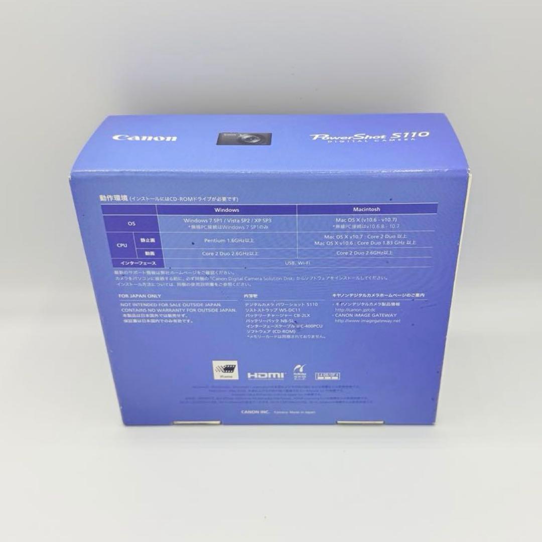 Canon PowerShot S110 コンパクトデジタルカメラ