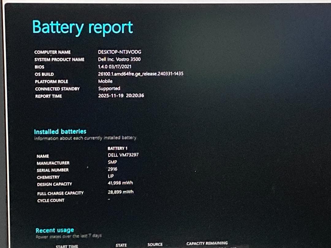 461 DELL 3500 第11世代i5 メモリ16GB 新品SSD512GB