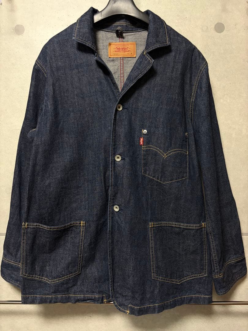 美品 濃紺　リーバイス デニム　カバーオール 70741