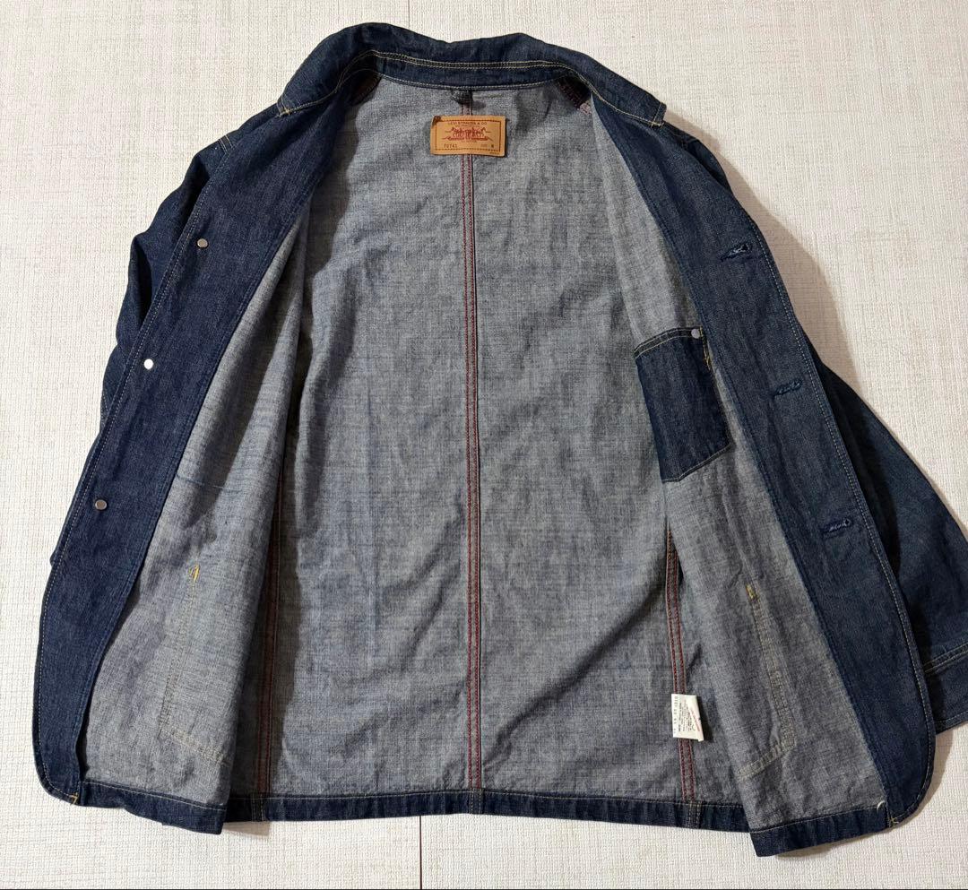 美品 濃紺　リーバイス デニム　カバーオール 70741