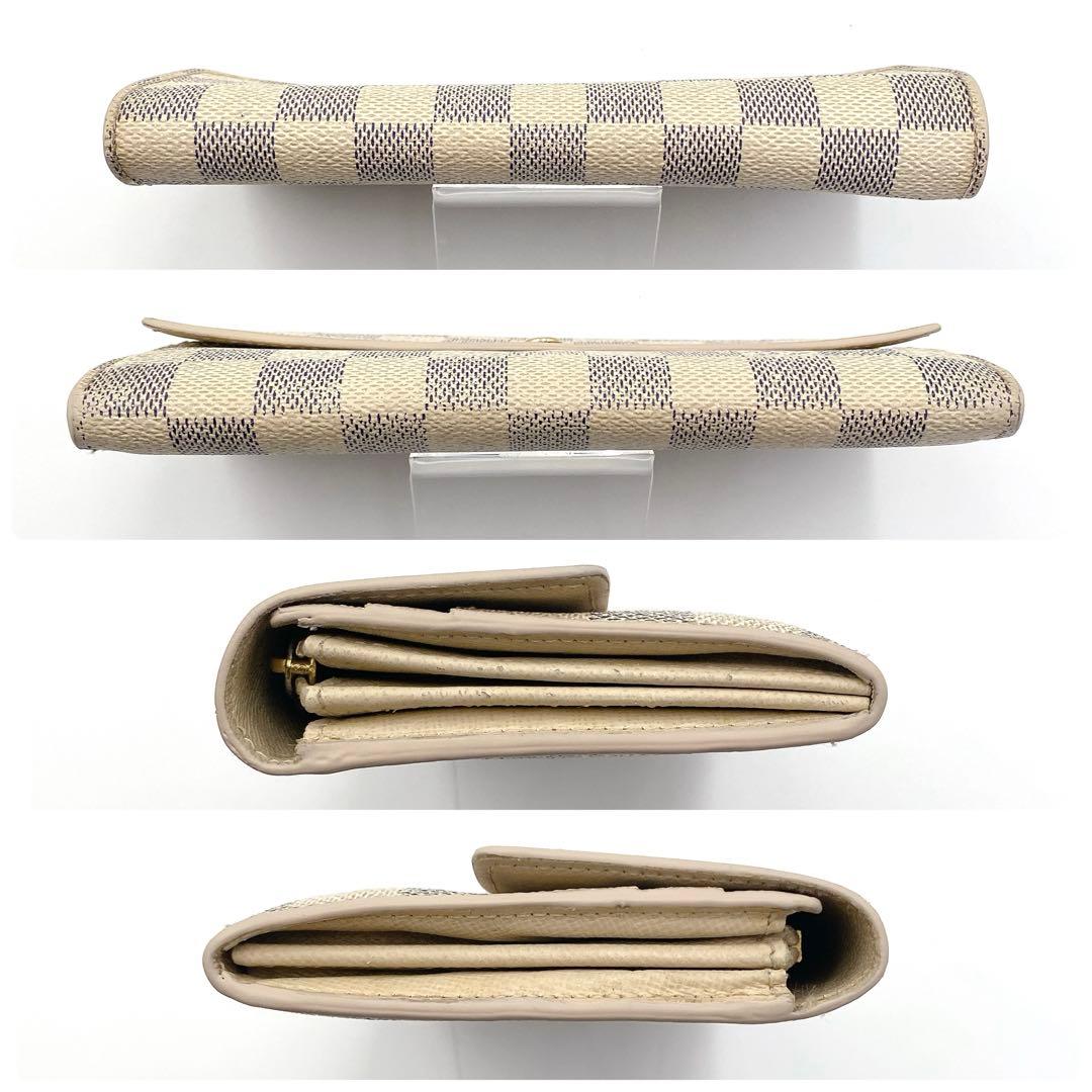 ルイヴィトン ダミエアズール ポルトフォイユサラ 長財布 N61735