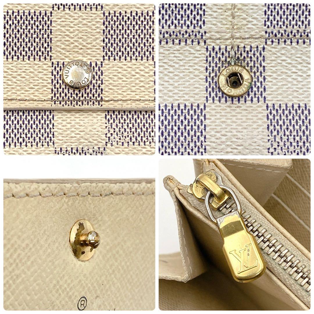 ルイヴィトン ダミエアズール ポルトフォイユサラ 長財布 N61735