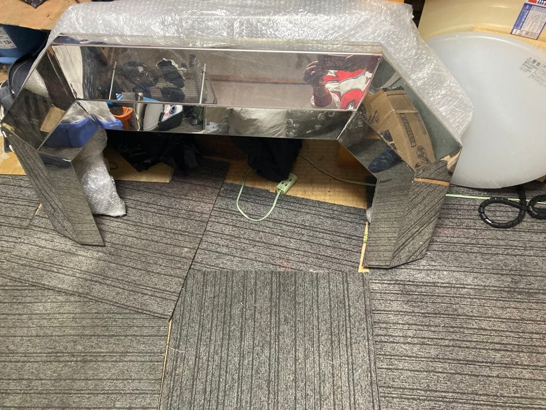 アートトラック　デコトラステンレスバスフェンダー　リアフェンダー左右セット