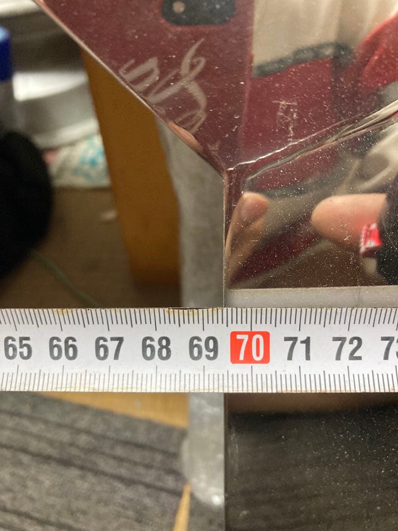 アートトラック　デコトラステンレスバスフェンダー　リアフェンダー左右セット