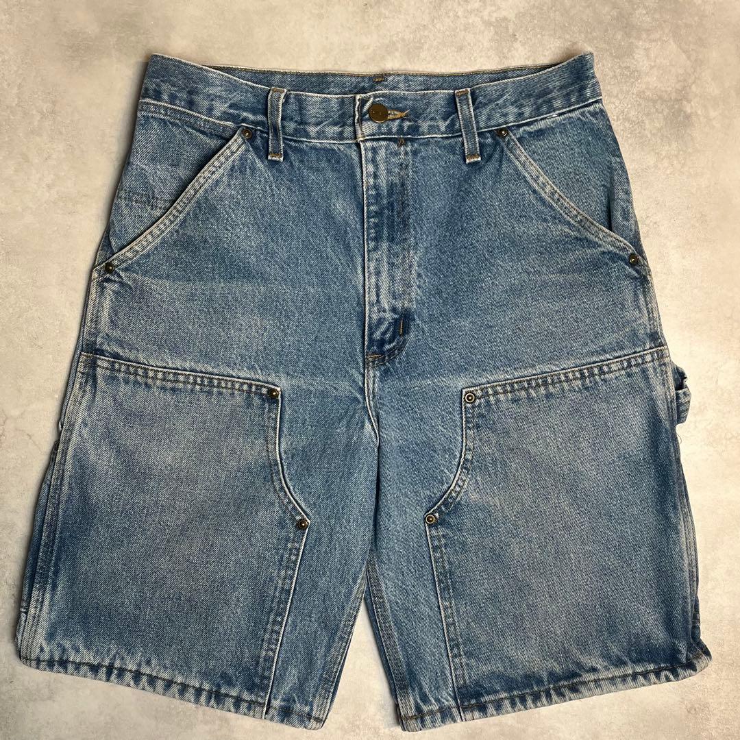 【希少】Carhartt ダブルニー デニムショーツ フェード W29