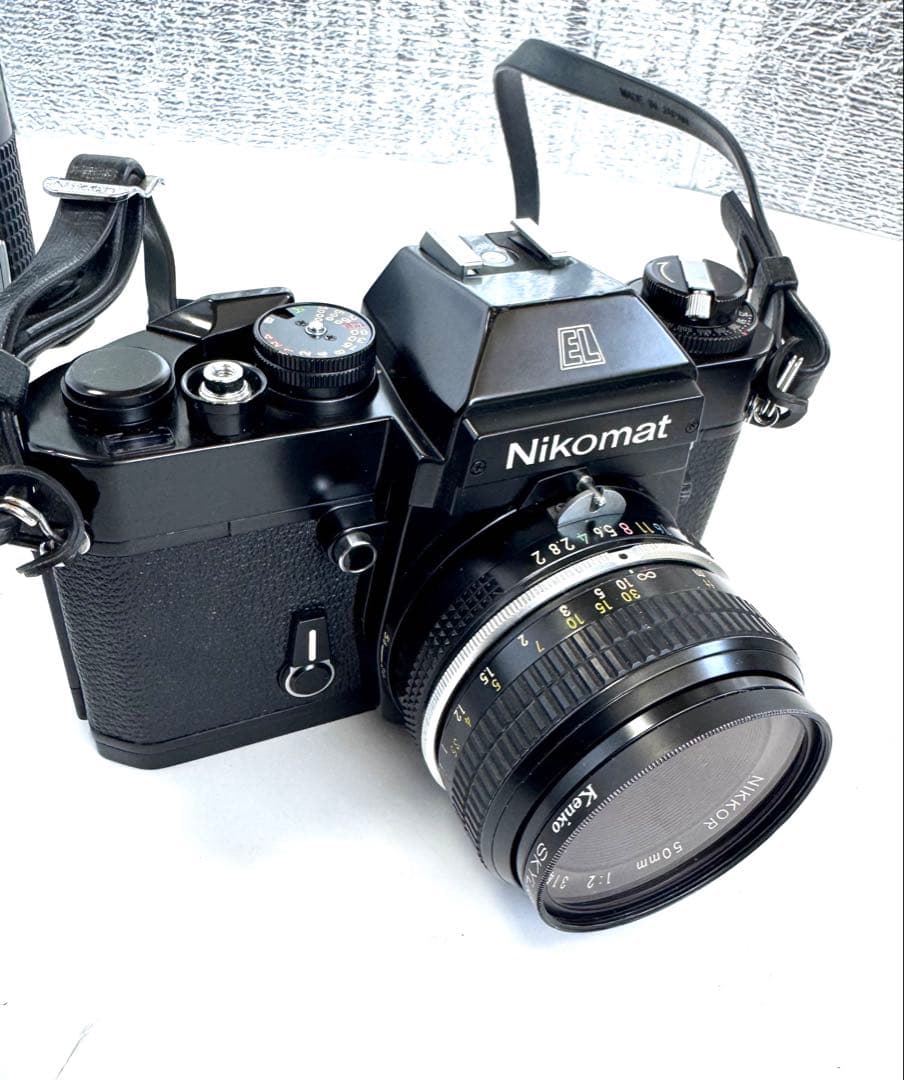 ニコンNikomat ELブラックフィルムカメラ