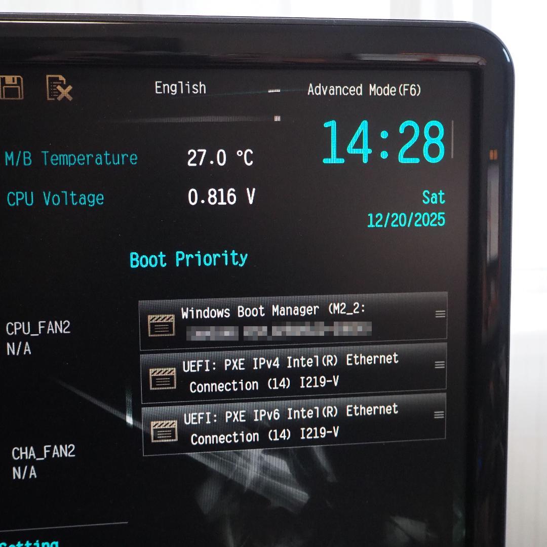 Intel Core i5-11400+ASRock B560M【動作確認済】