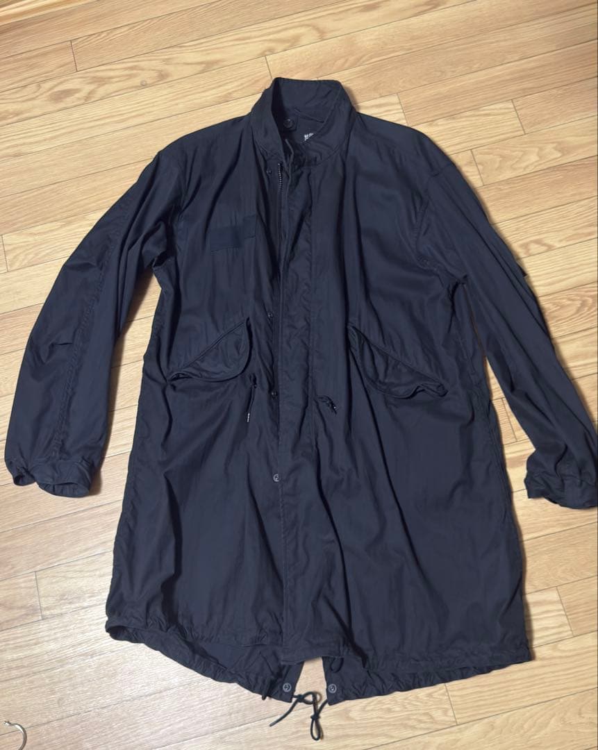 オアスロウ M-65 フィッシュテールコート ブラック サイズ2