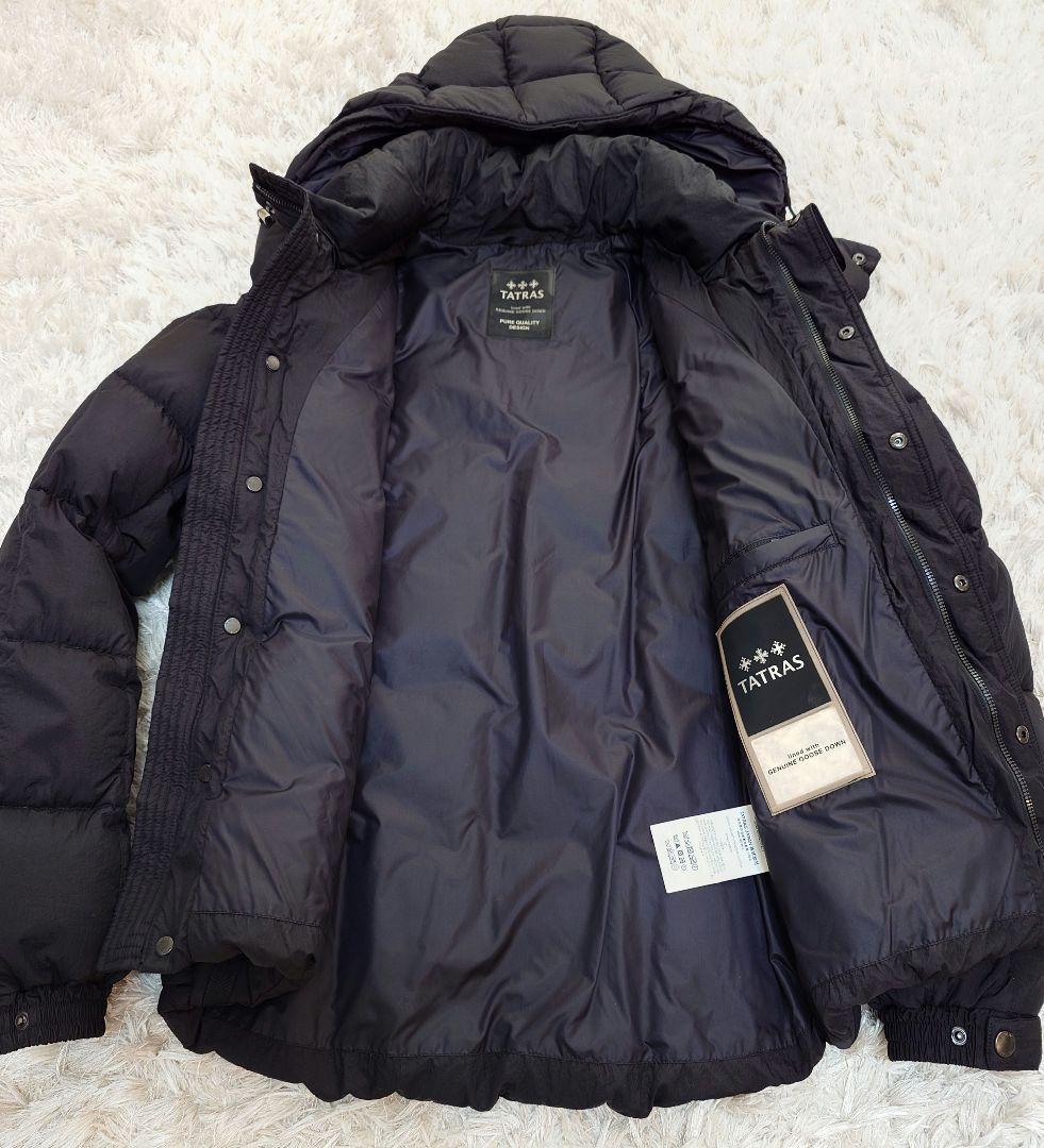 TATRAS （タトラス ）メンズ ダウンジャケット 2サイズブラック国内正規品