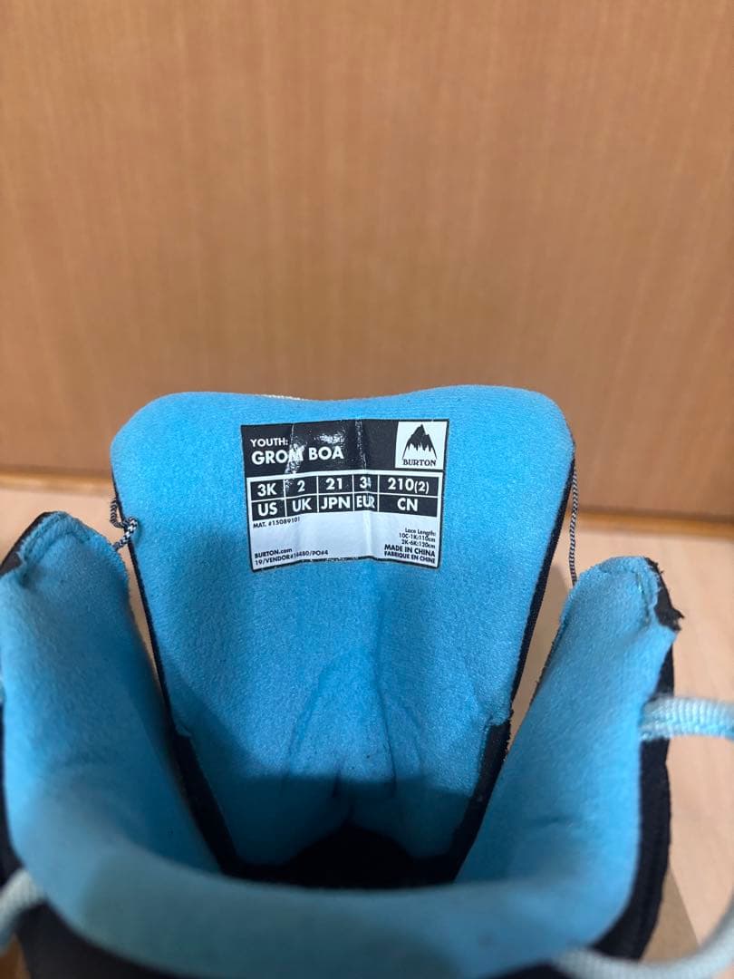 Burton バートン　GROM BOA　スノーボードブーツ 21センチ